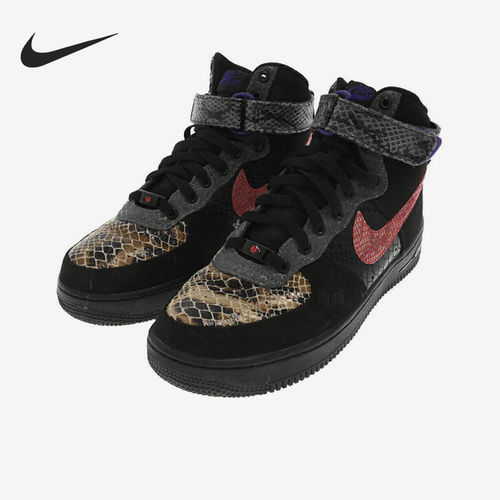 Nike耐克正品Air Force 1男款高帮耐磨透气舒适板鞋555107-001