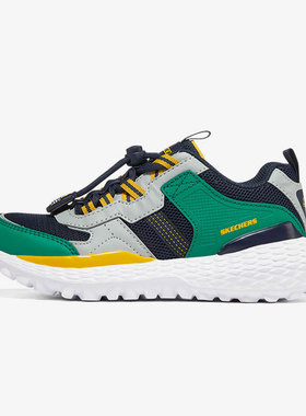 Skechers/斯凯奇正品新款魔术贴网面透气舒适男童运动休闲鞋