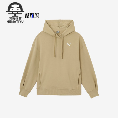 彪马女士宽松休闲连帽卫衣