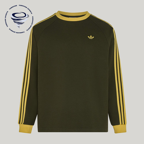 Adidas/阿迪达斯正品三叶草男士圆领宽松运动长袖T恤LD6432