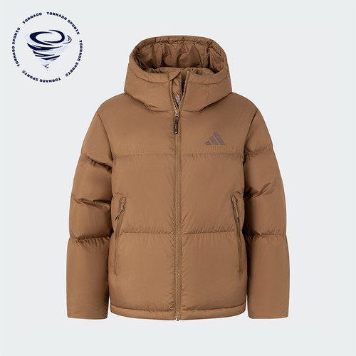 阿迪达斯女士复古户外保暖羽绒服