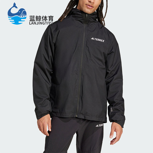 阿迪达斯男士户外运动梭织外套