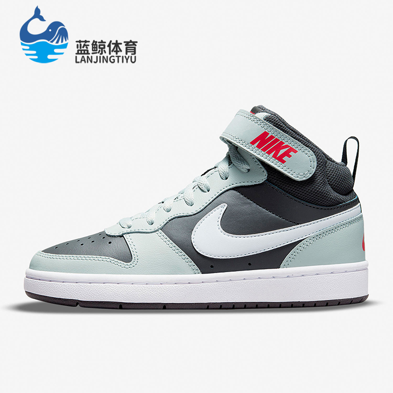 Nike/耐克正品冬季GS女子大童魔术贴中帮减震运动板鞋CD7782-200