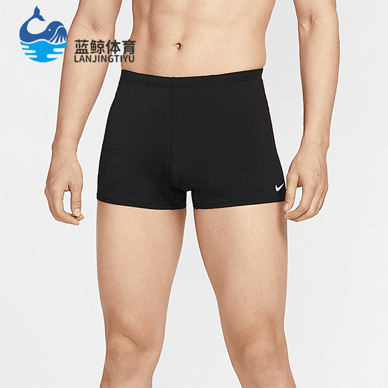 Nike/耐克正品2025 男士修身透气运动休闲经典平角泳裤CZ7590-010
