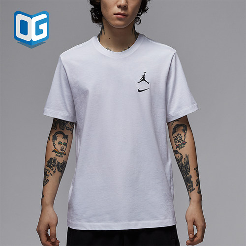 Nike/耐克正品JORDAN男士透气简约户外经典休闲短袖IB8915-100