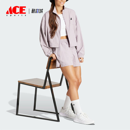 Adidas/阿迪达斯正品时尚休闲透气夏季女士宽松运动套装IS0918