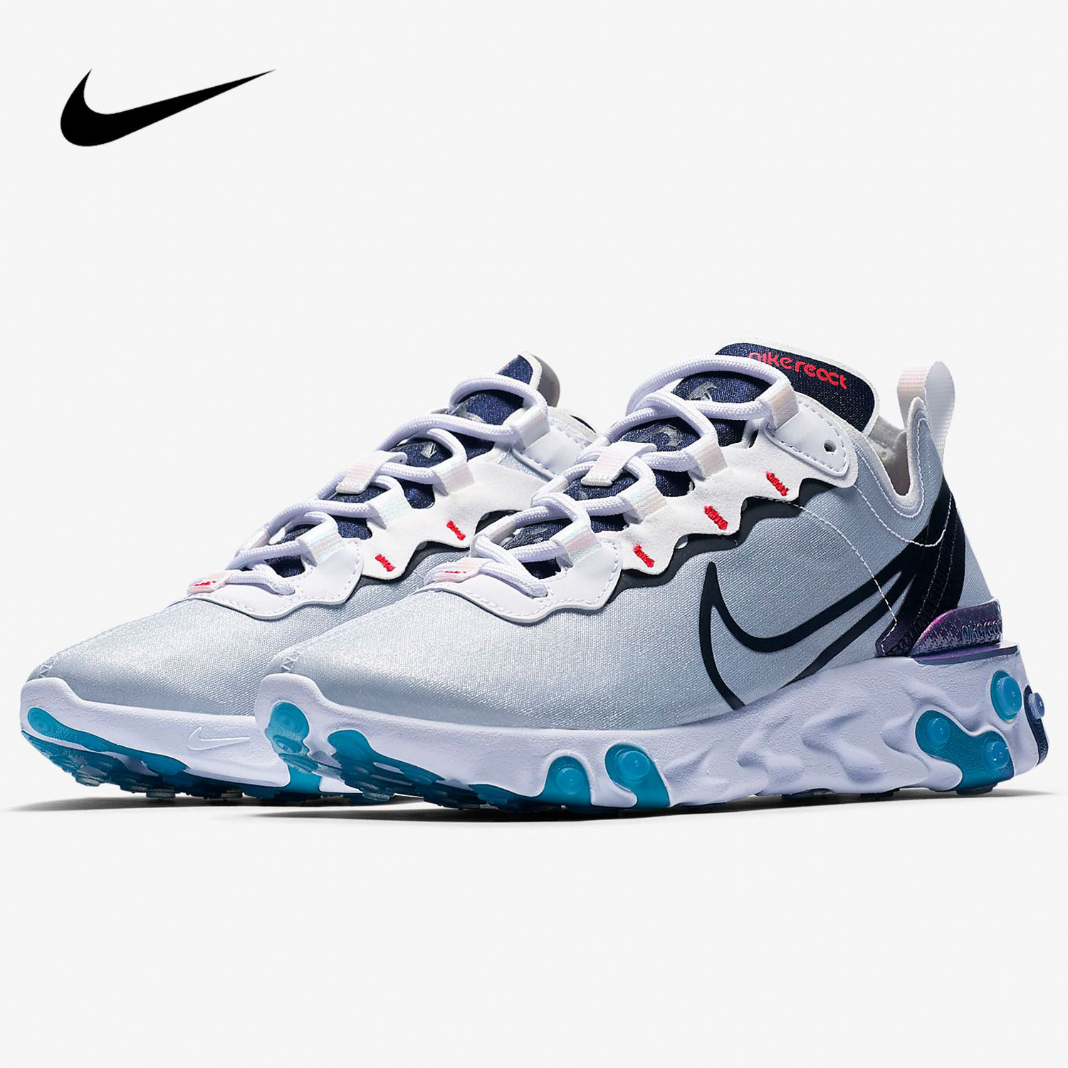 Nike/耐克正品REACT ELEMENT 55女子舒适运动跑步鞋CN5798 CW2631