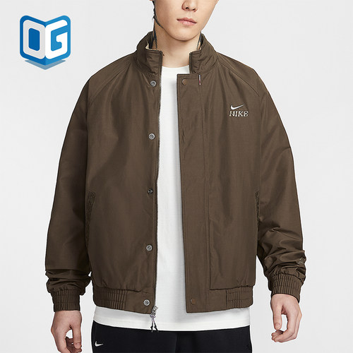 Nike/耐克正品2025冬季款男士日常立领耐穿刺绣外套IQ3705-212