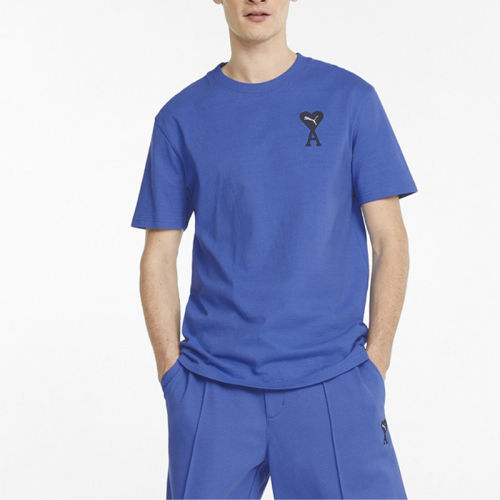 Puma/彪马正品AMI 联名男士简约休闲透气短袖上衣534070-93