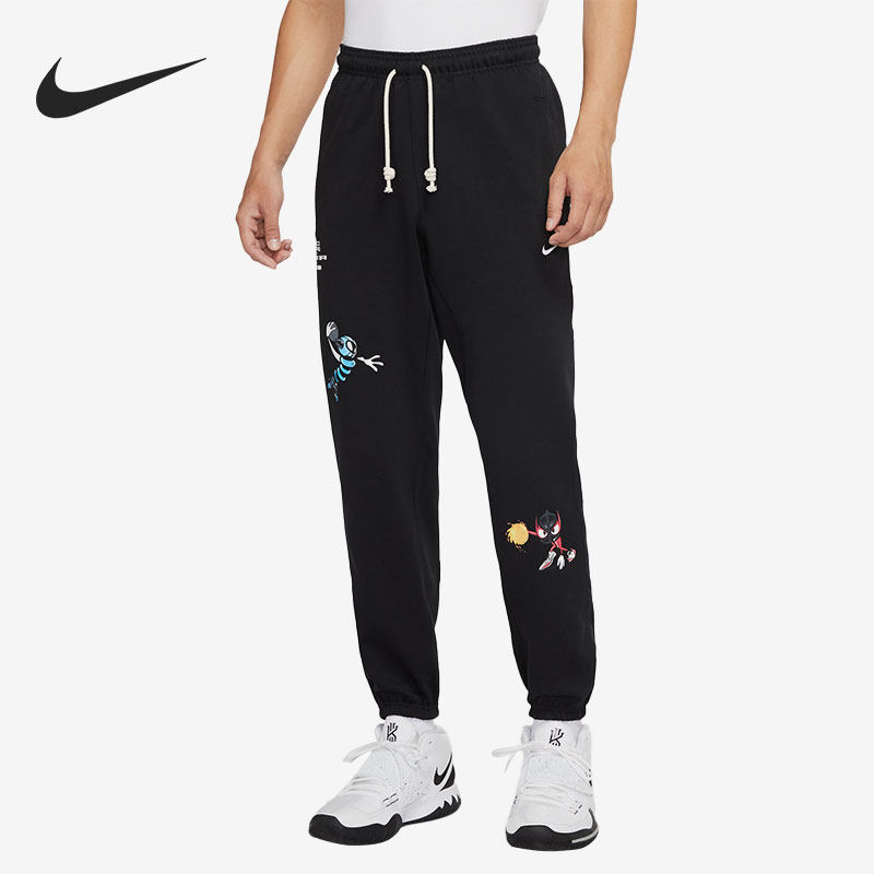 Nike/耐克正品男子篮球印花宽松休闲运动收口长裤 DO9157-010
