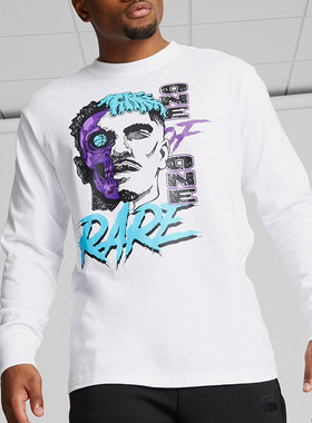 Puma/彪马正品 MELO BLUE HIVE 男士运动休闲短袖625147-01