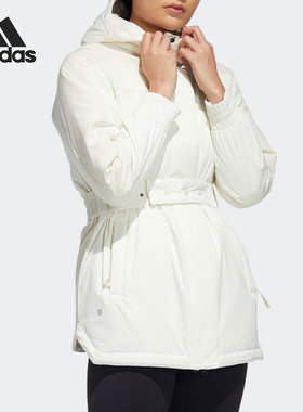 Adidas/阿迪达斯正品休闲女子时尚潮流运动保暖棉衣 HE5211