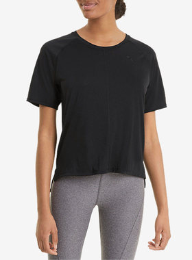 Puma/彪马正品新款女子简约透气圆领运动短袖T恤520226-01