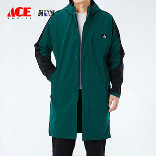 男子舒適長(zhǎng)款 Adidas 阿迪達(dá)斯正品 新款 休閑防風(fēng)衣運(yùn)動(dòng)外套GM4451