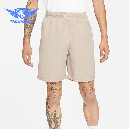 Nike/耐克正品2025男士日常松紧腰刺绣透气运动短裤DM4402-245