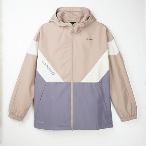 Lining/李宁正品2023新款男子运动休闲宽松梭织连帽外套AFDT033