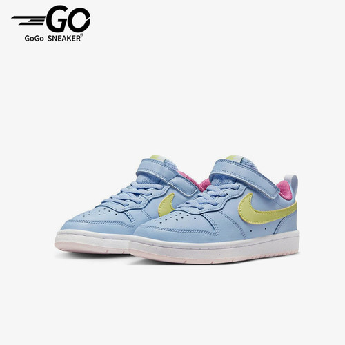 Nike/耐克正品2025春季款小童日常魔术贴低帮耐磨板鞋BQ5451-405