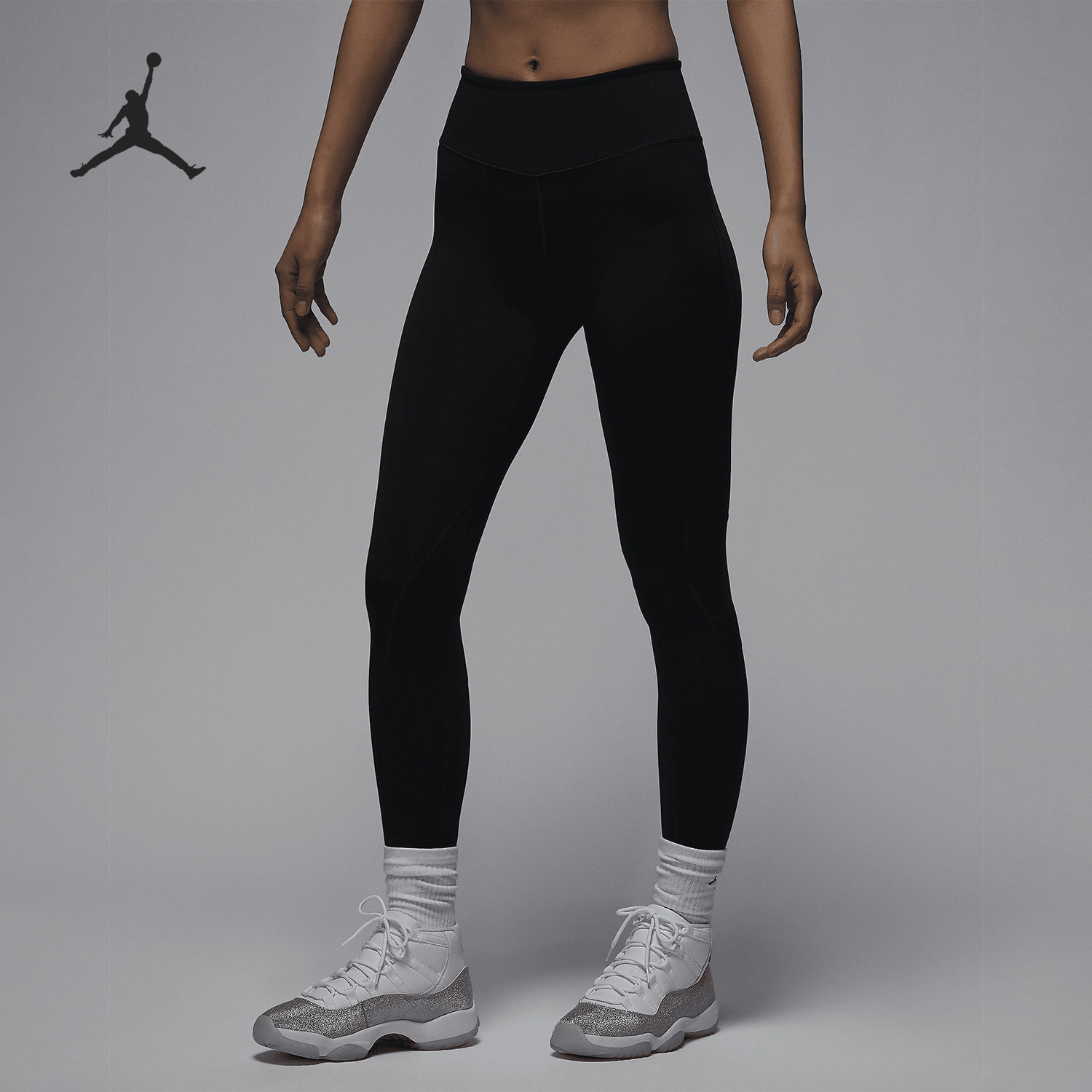 Nike/耐克官方正品JORDAN女士健身弹力紧身运动长裤FB4648-010