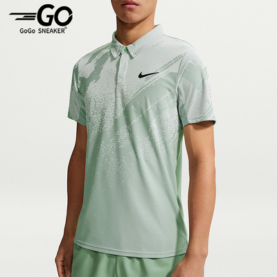 Nike/耐克正品NikeCourt新款男休闲网球经典翻领T恤IB1029-006