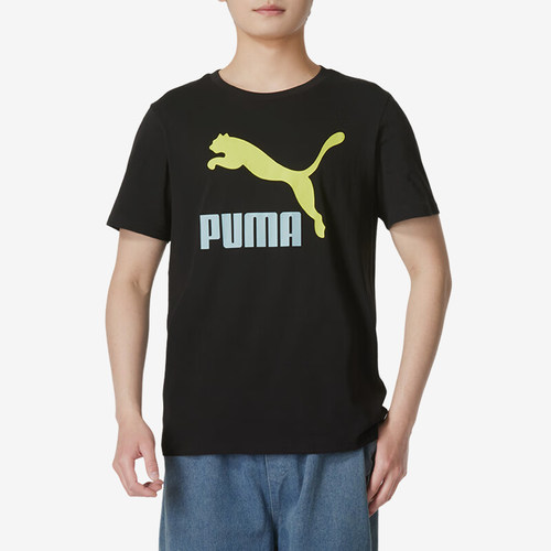 Puma/彪马正品夏季男士经典印花圆领运动休闲短袖621980-74