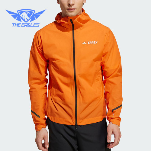 Adidas/阿迪达斯正品JACKET男士跑步户外宽松运动冲锋衣KA5873