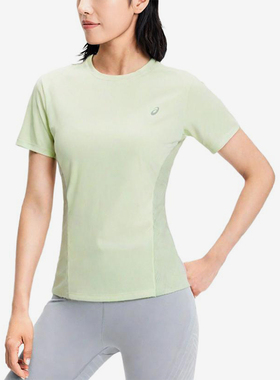 Asics/亚瑟士正品夏季新款女子跑步训练健身短袖T恤2012D247-300