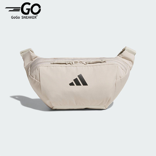 Adidas/阿迪达斯正品2025新款男女运动经典便携可调节腰包KF0141