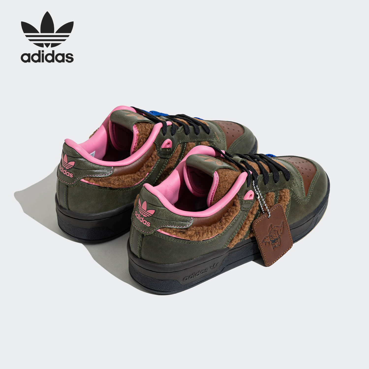 Adidas/阿迪达斯正品三叶草男女低帮经典复古篮球板鞋IF7190