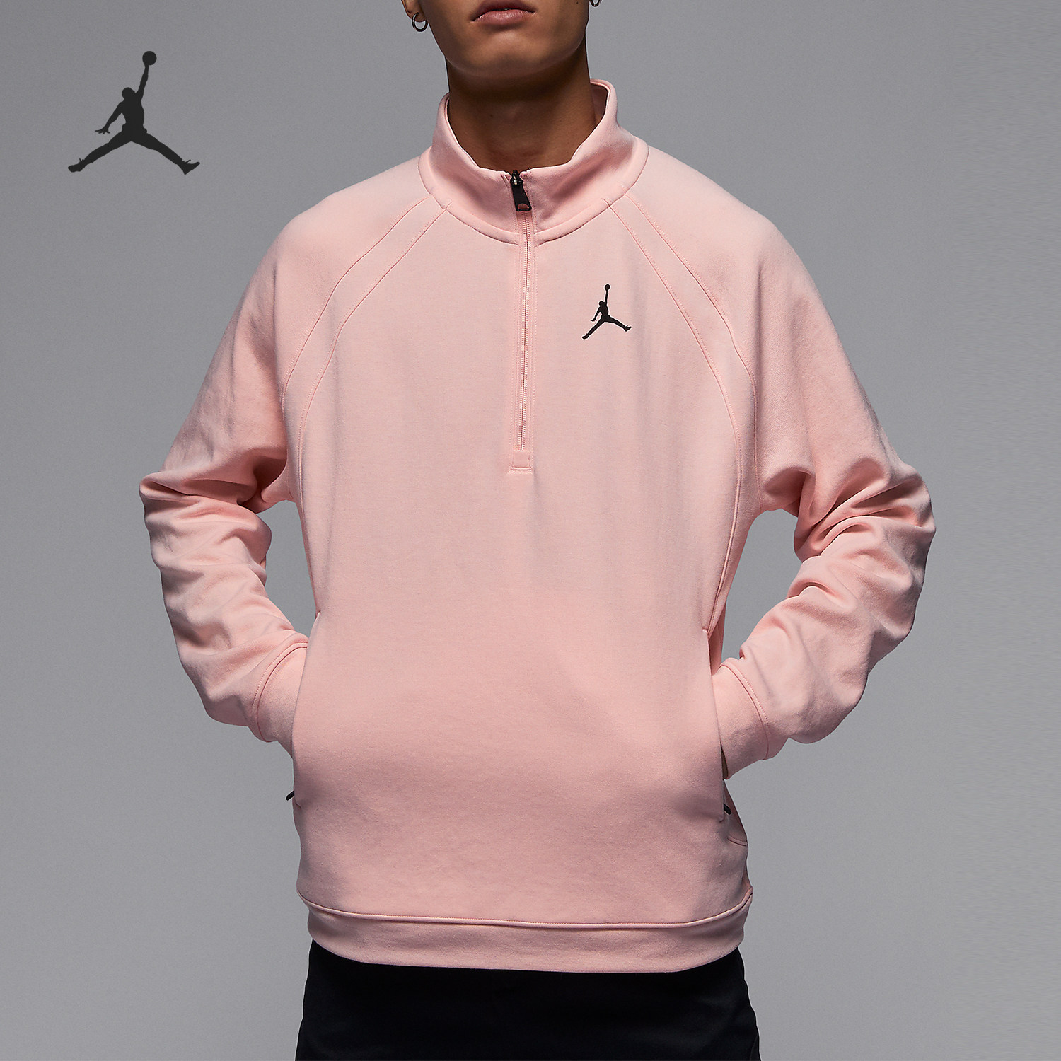 Nike/耐克正品Jordan Sport 男士半拉链高尔夫上衣FB7564-622,运动服/休闲服装,运动卫衣/套头衫,淘宝优惠券,粉丝福利购,淘宝优惠卷