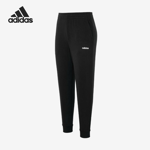 Adidas/阿迪达斯正品男士透气微弹束脚中腰针织运动裤KA1493