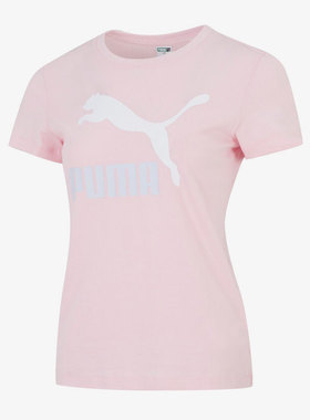 Puma/彪马正品秋冬季新款圆领女子休闲运动短袖T恤536349-16