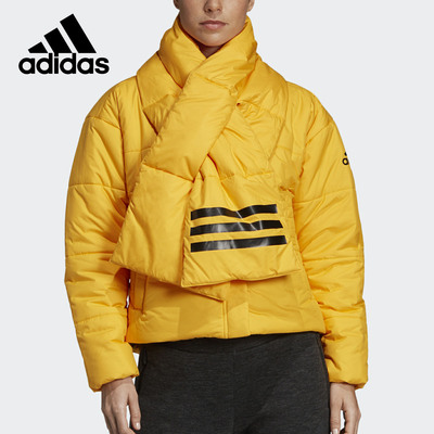Adidas/阿迪达斯正品W BIG BAFFLE J女子户外棉服茄克 DZ1509