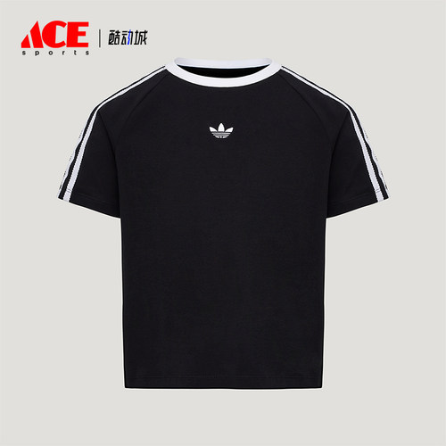 Adidas/阿迪达斯正品三叶草LACET-SHIRT新款经典短袖T恤KU3111