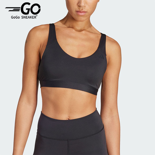 Adidas/阿迪达斯正品2026女士透气中强度训练瑜伽运动内衣JL5491