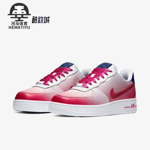 Nike/耐克正品Air Force 1女士轻便低帮时尚透气板鞋CT1092-100