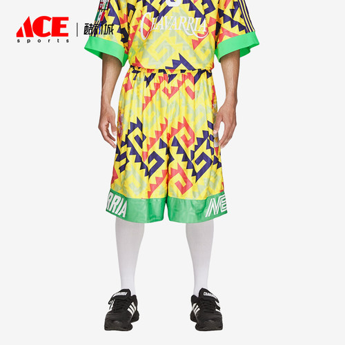 Adidas/阿迪达斯正品三叶草男女时尚中腰针织运动短裤KU7804