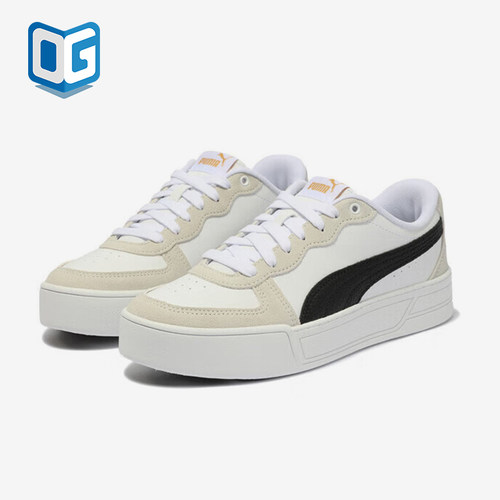 Puma/彪马正品耐磨专柜新款女士轻便透气系带低帮板鞋397076-05