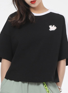 Puma/彪马正品当季新款女子短款时尚休闲短袖T恤衫 532258-01