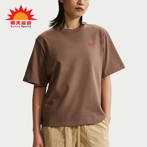Nike/耐克正品Sportswear女士宽松时尚透气经典短袖T恤IR7589-214