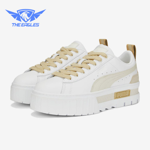Puma/彪马正品MAYZE女士拼接运动耐磨经典低帮厚底板鞋383995-06