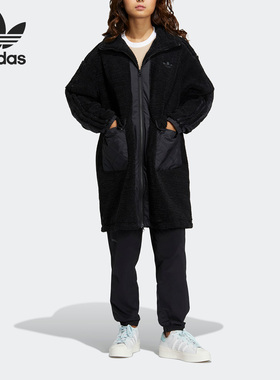 Adidas/阿迪达斯三叶草女子运动保暖立领夹克外套HR3458