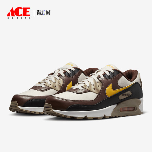 Nike/耐克正品Air Max 90男女低帮拼接气垫减震跑步鞋FD5810-201