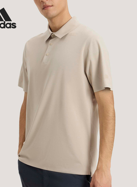 Adidas/阿迪达斯正品2026男士休闲耐穿经典透气短袖POLO衫KE4042