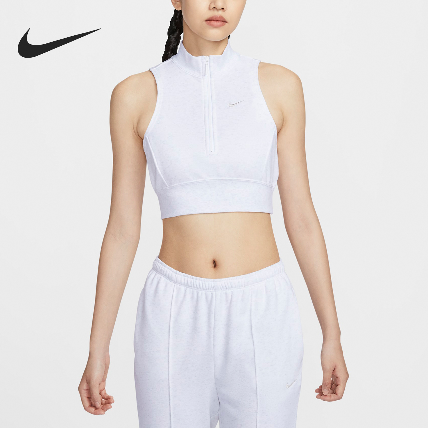 Nike/耐克女士修身短款无袖背心