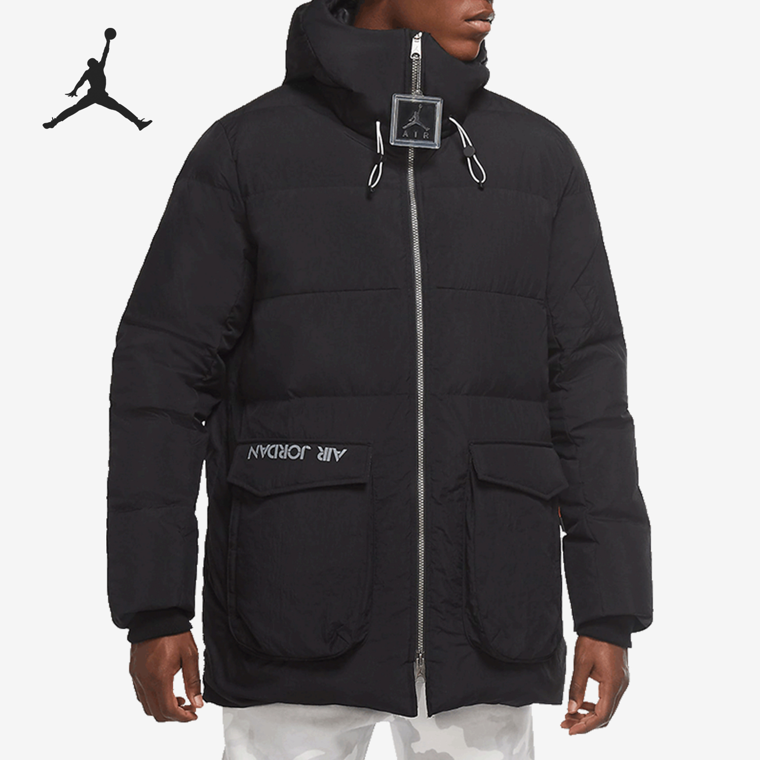 Nike/耐克官方正品 JORDAN 男子连帽防风保暖运动羽绒服CK6662