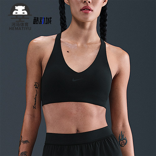Nike/耐克正品2025女士套头透气无袖耐穿经典运动内衣IB9831-010