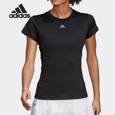 Adidas/阿迪达斯正品 TENNIS TEE 女子网球运动短袖T恤 FT6393