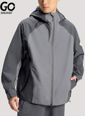 Adidas/阿迪达斯正品2025冬季款男士日常连帽拼接运动外套KH0504