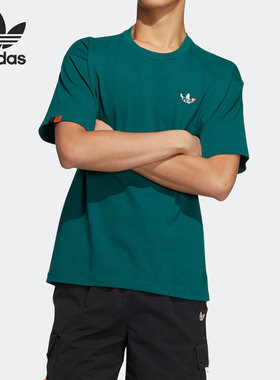 Adidas/阿迪达斯正品当季新款三叶草男女运动短袖T恤HR6456