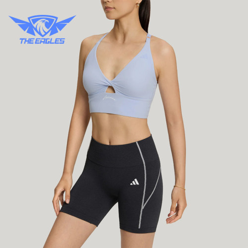 Adidas/阿迪达斯正品女士防晒UPF50+凉感挂脖运动内衣LF5000